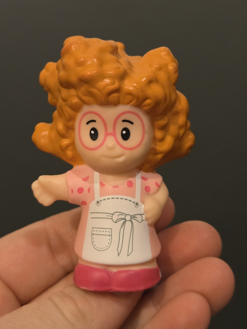 Little People Chef Sofie Wearing White Apron
